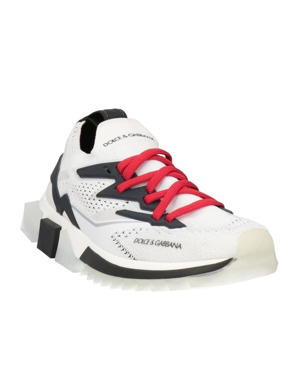 Dolce & Gabbana White Sock Sneakers