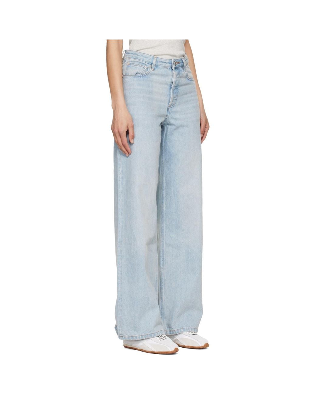 A.P.C. Blue Elisabeth Wide-Leg Jeans