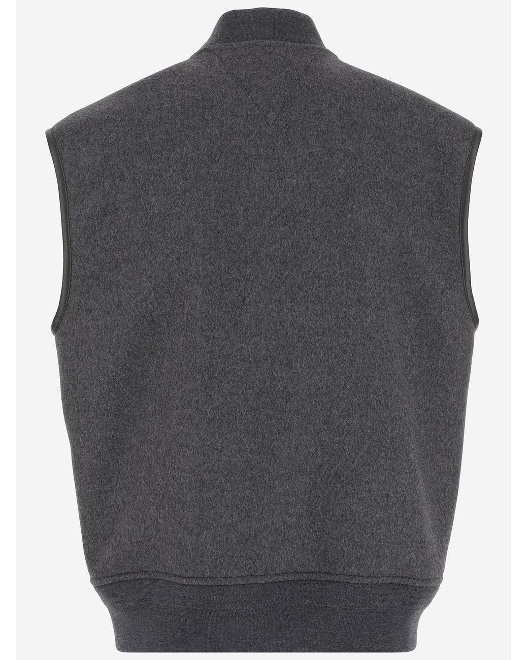 Bottega Veneta Blue Double Face Gilet