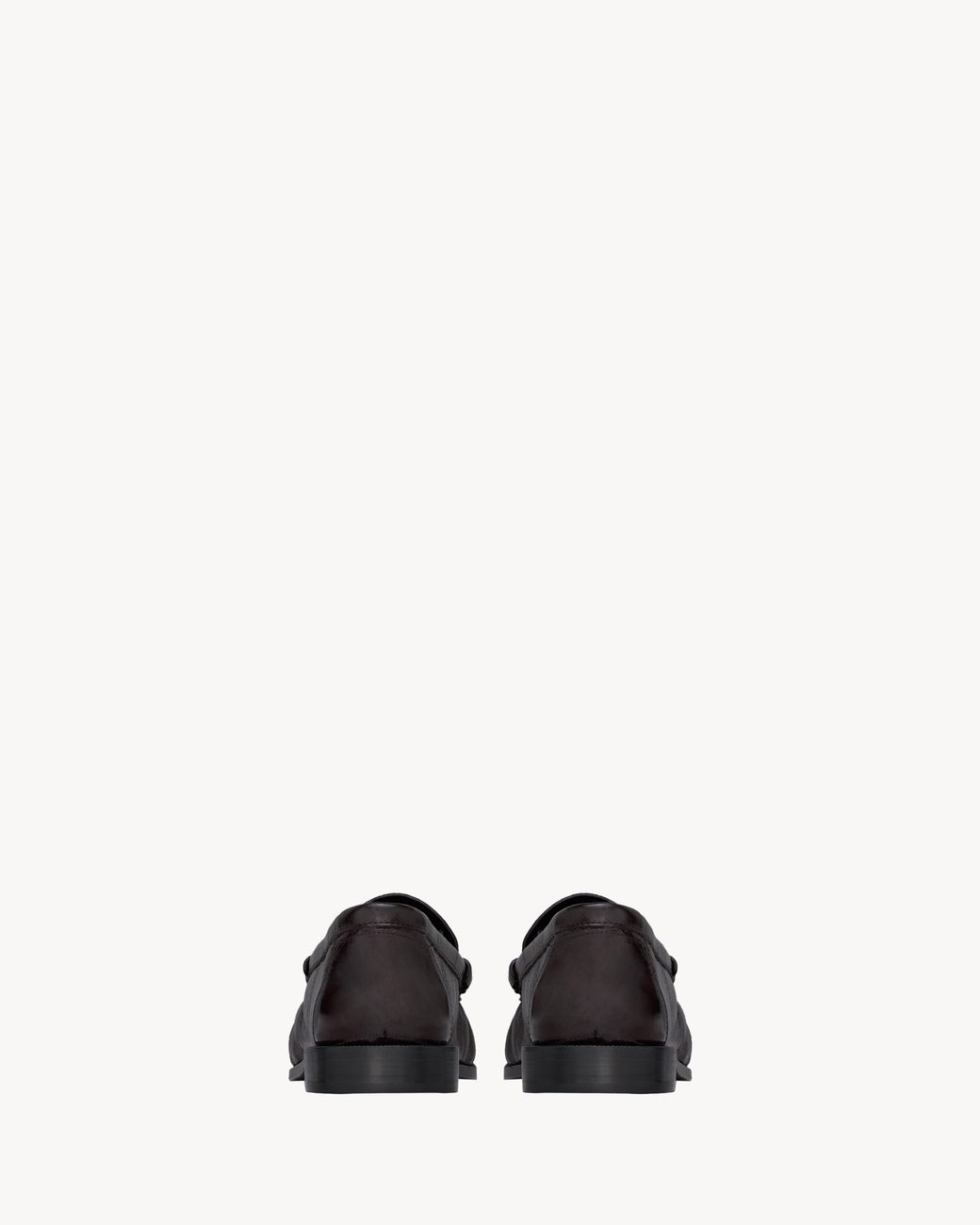 Saint Laurent Black Le Loafer Round-Toe Loafers