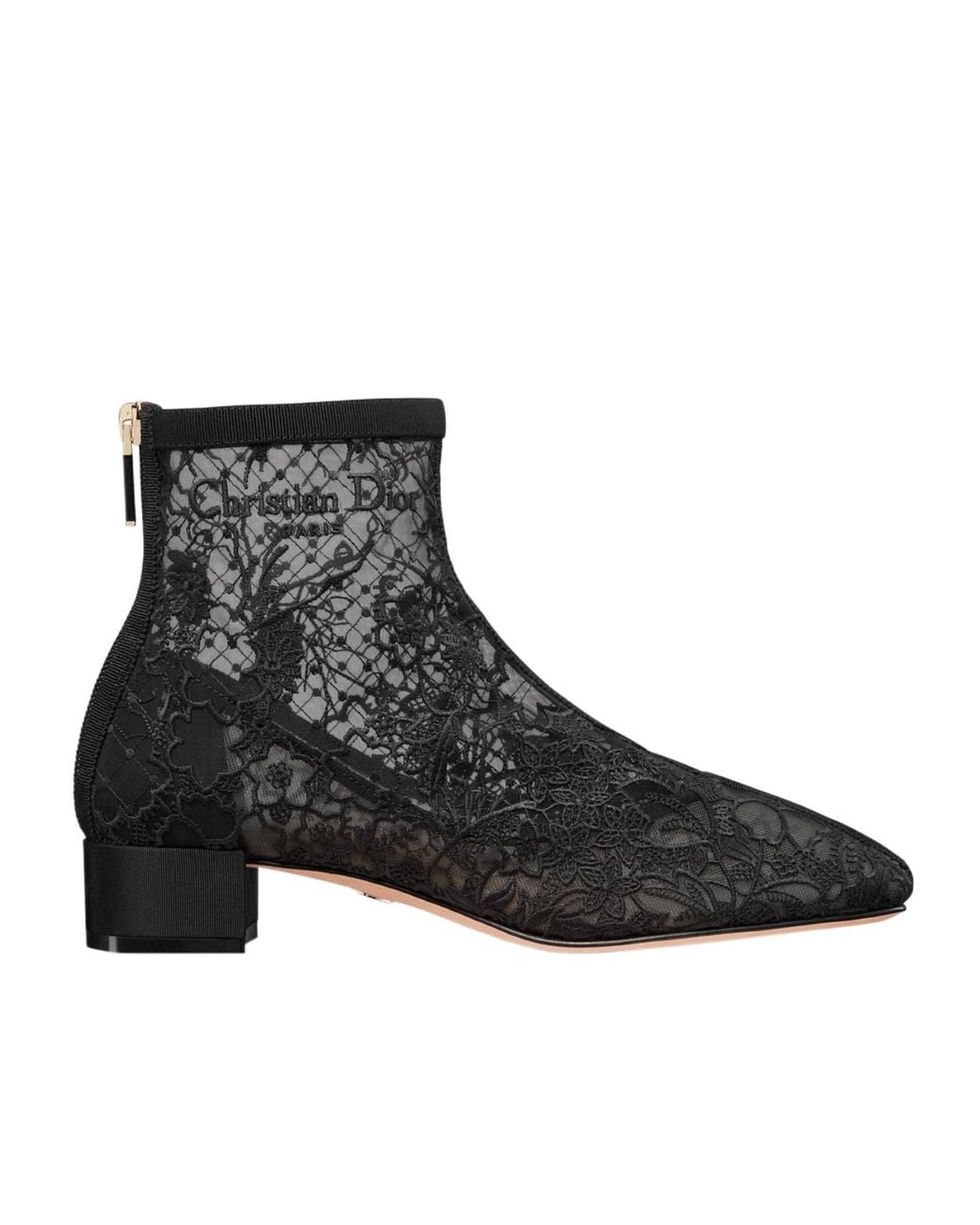 Dior Black Naughtily-D Heeled Ankle Boot
