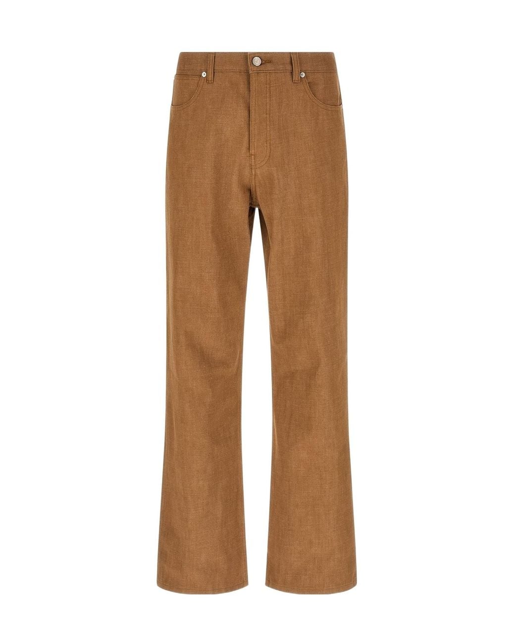 A.P.C. Brown Arno Wide-Leg Jeans for men