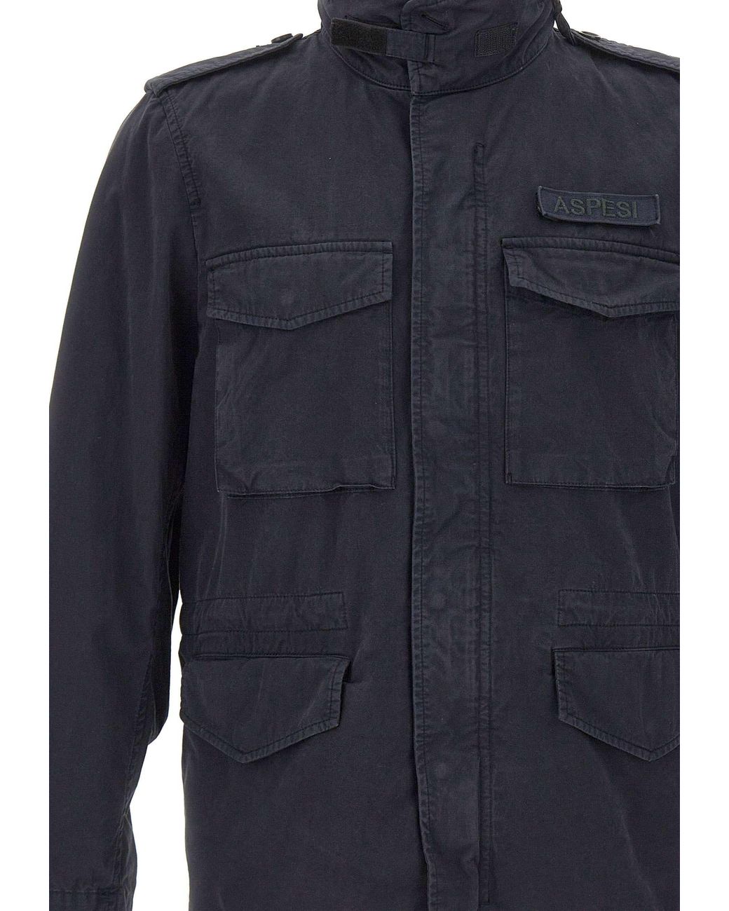 Aspesi Blue Mini Field Utility Jacket for men