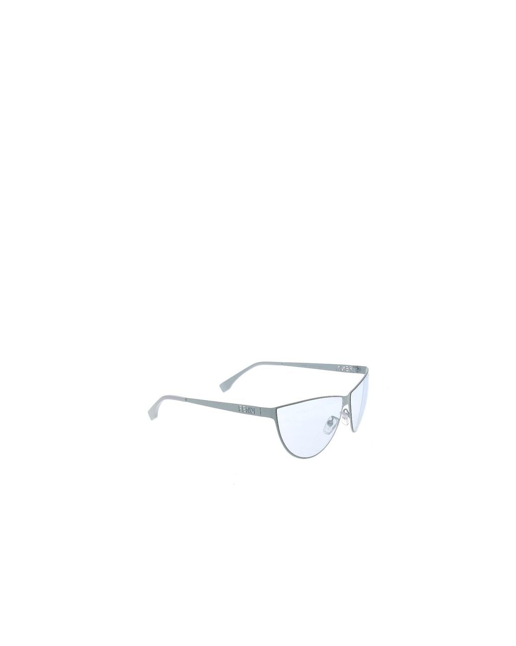 Fendi White Eyewear Cat-Eye Frame Sunglasses for men