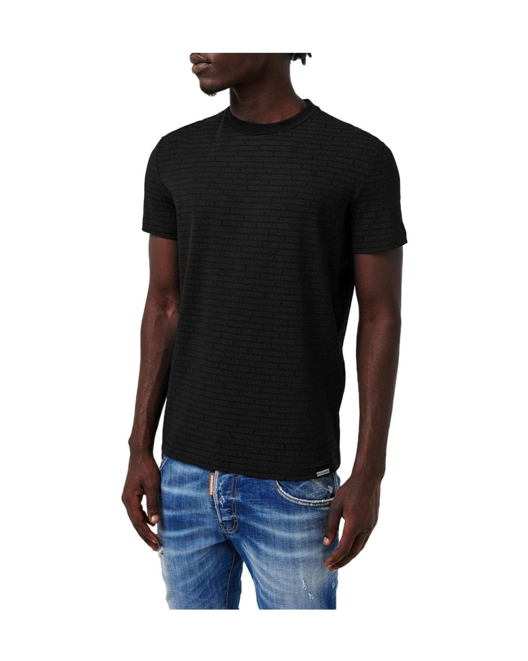 DSquared² Black Crewneck Shortsleeve Tshirt for men