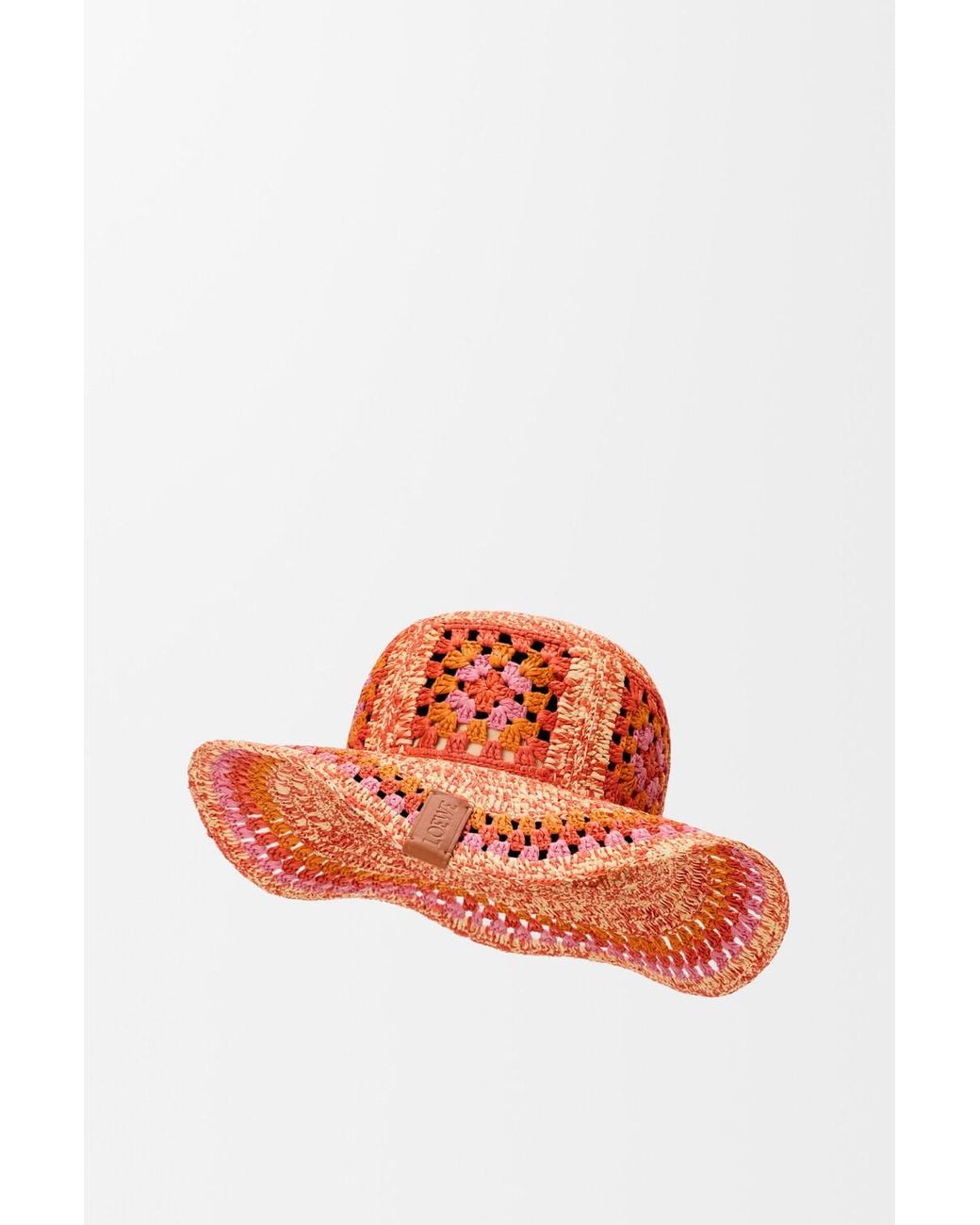 Loewe Orange Fisherman Hat