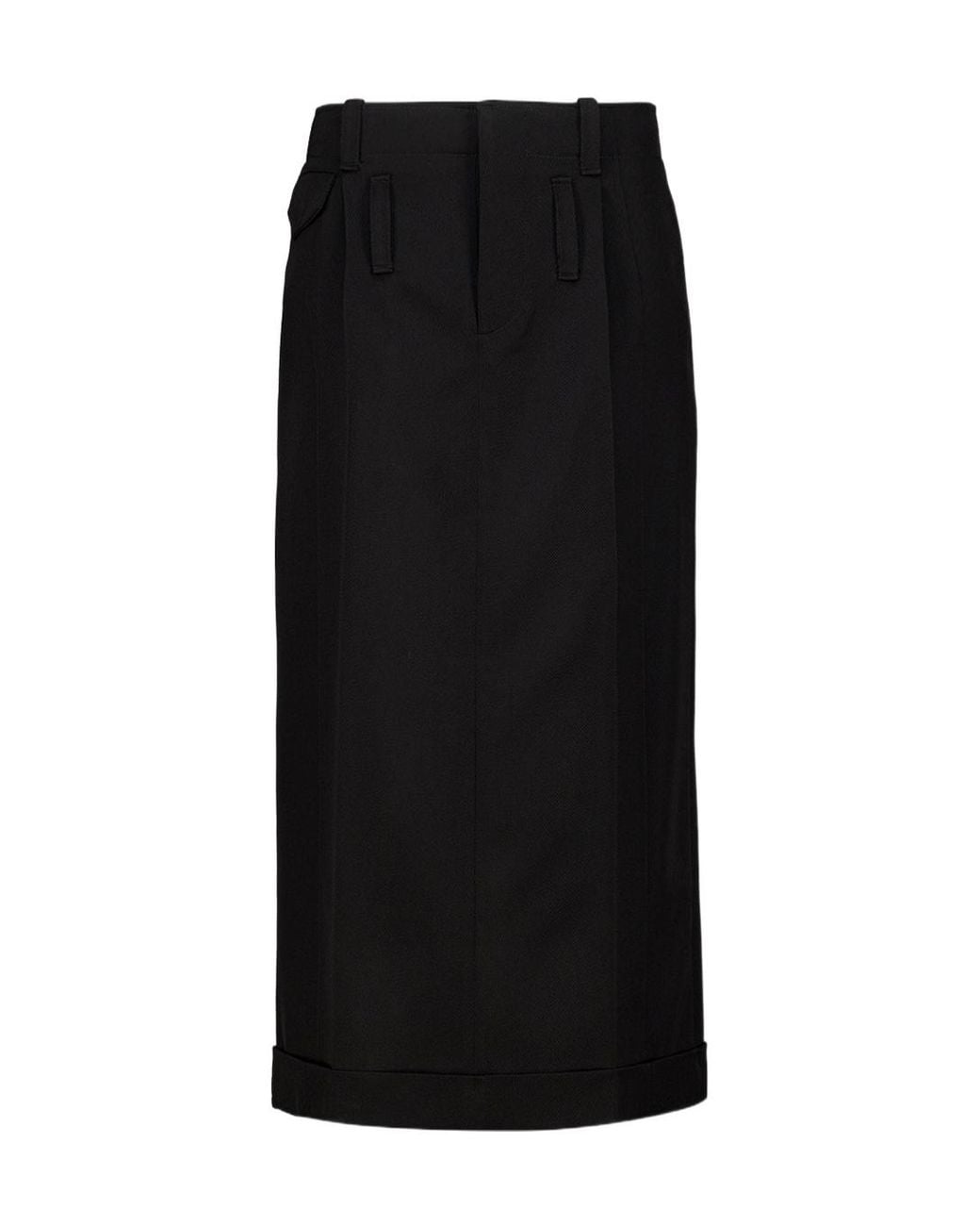 Marni Black Belted Skirt