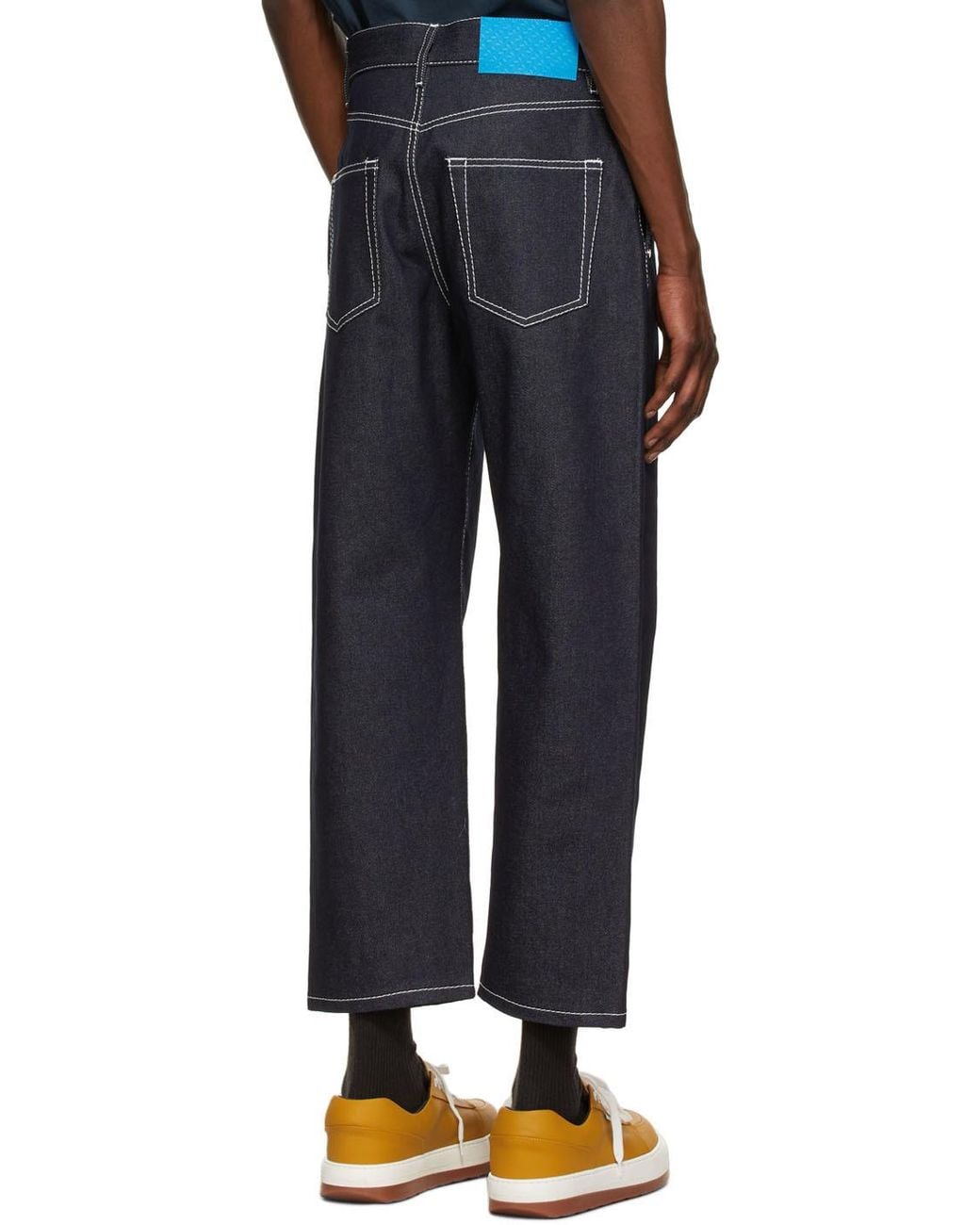 Sunnei Black Contrast Stitching Jeans
