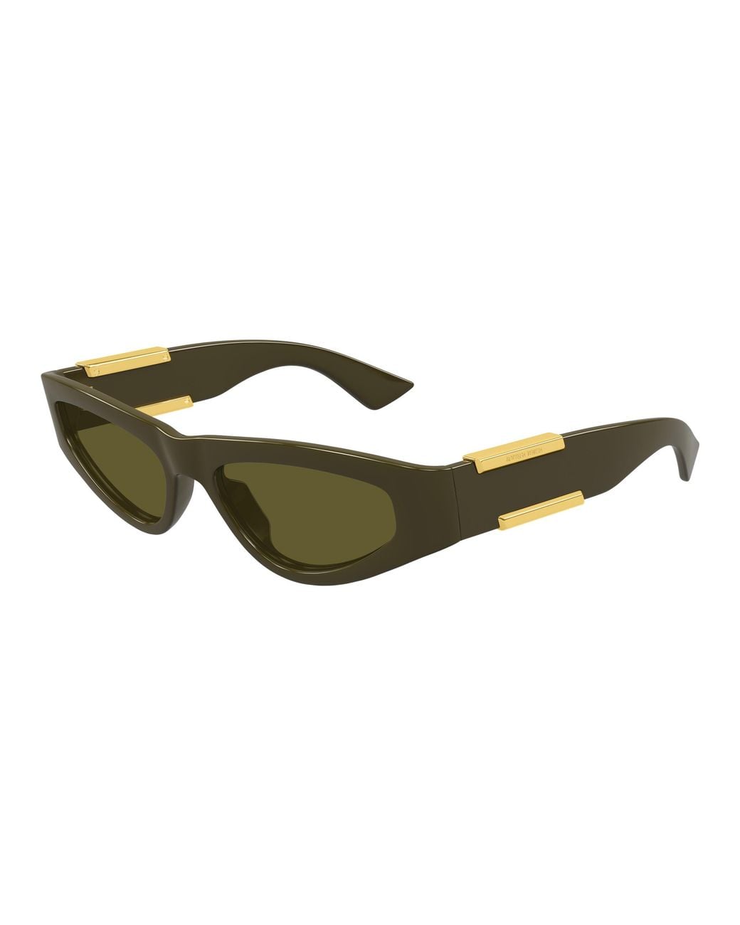 Bottega Veneta Green Eyewear Dash Cat-Eye Frame Sunglasses