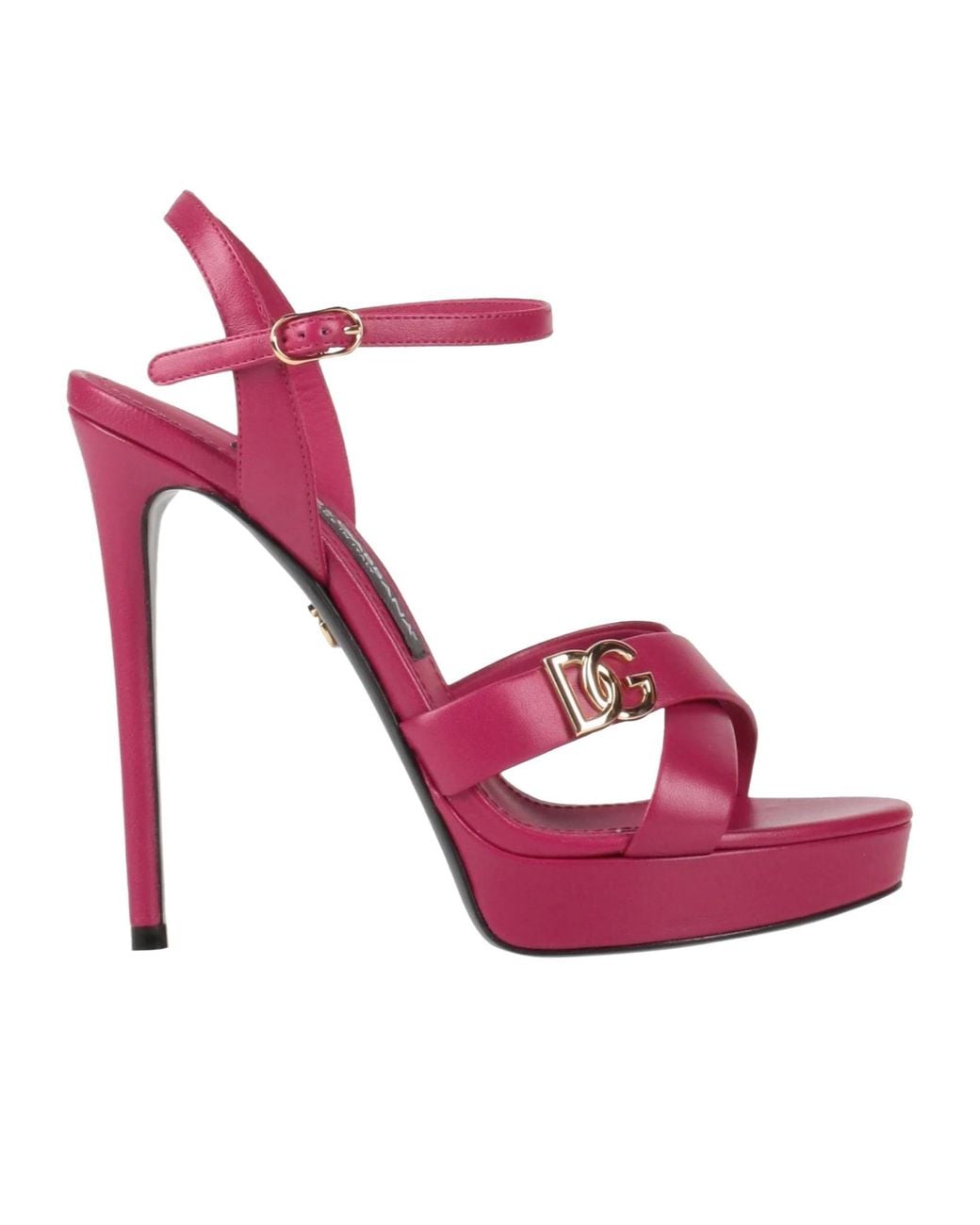 Dolce & Gabbana Pink High-Heeled Sandals