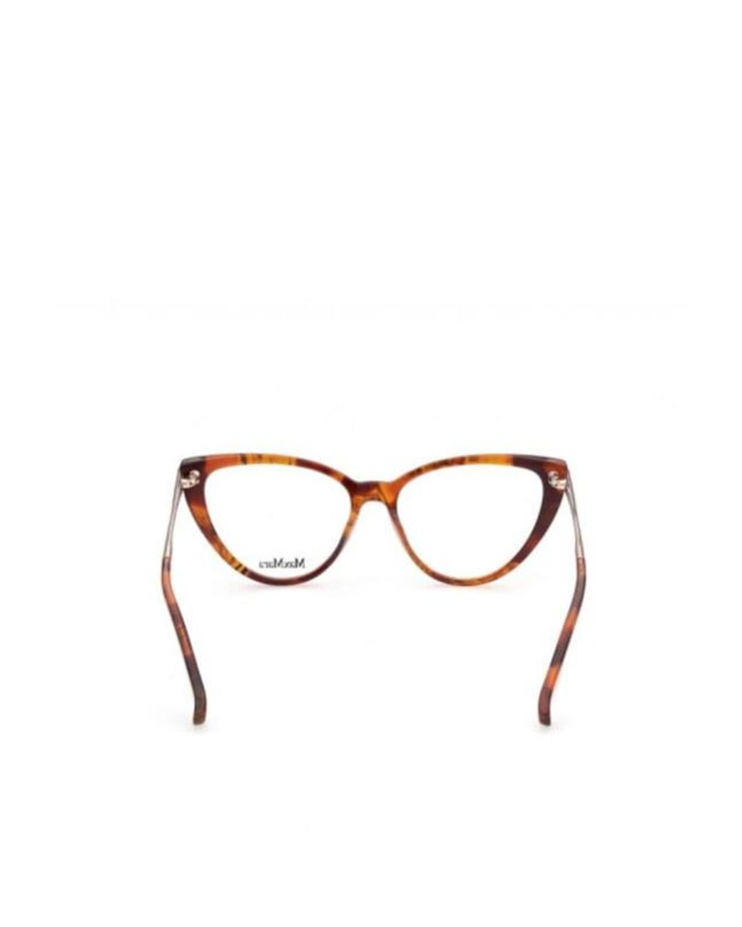 Max Mara White Cat-Eye Glasses
