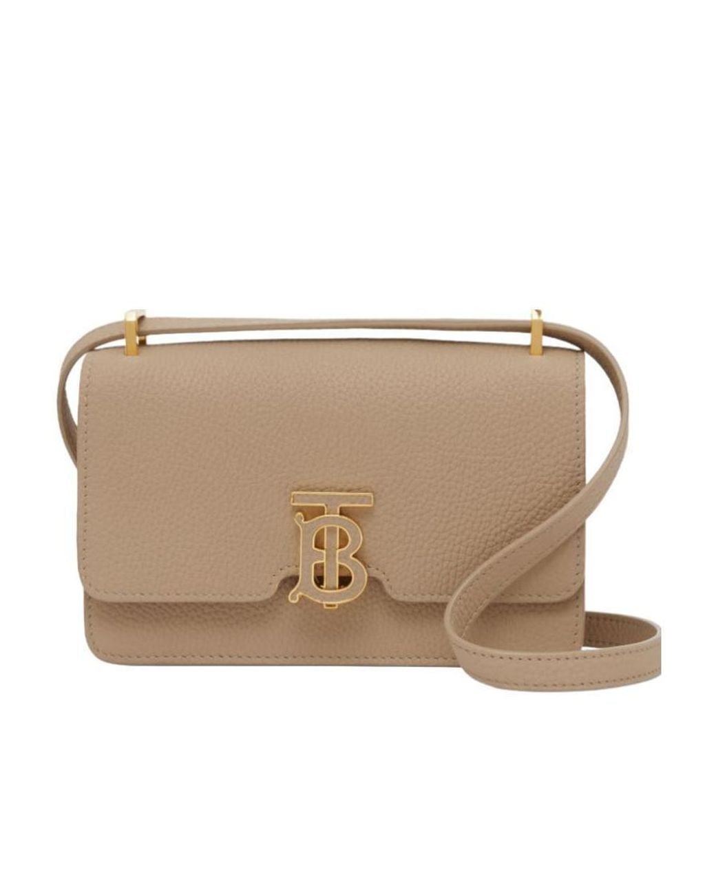 Burberry Natural Mini Tb Shoulder Bag
