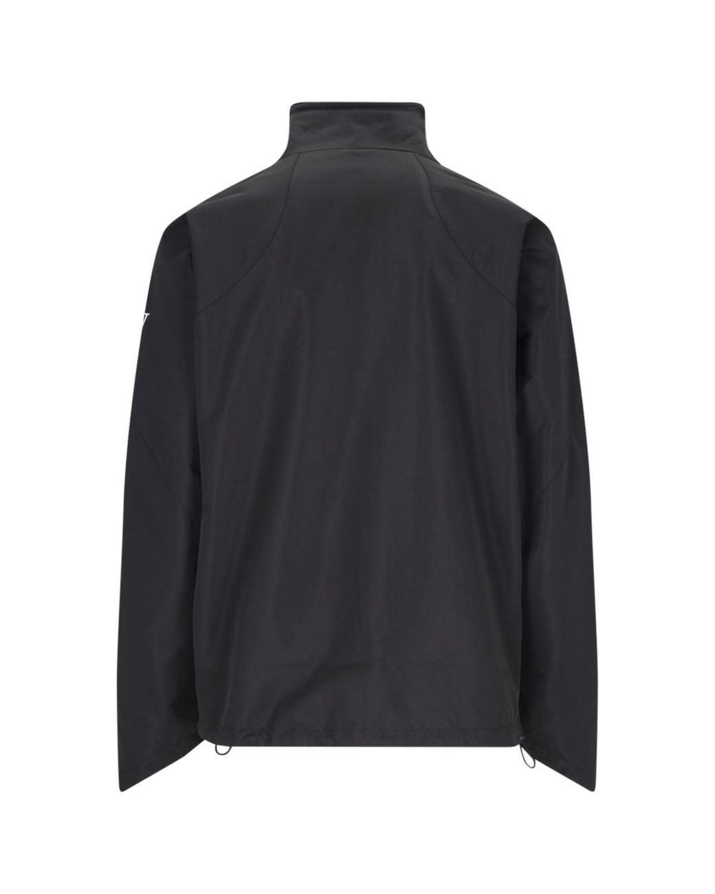 J.W. Anderson Black Jw Anderson Logo Printed Zipped Jacket for men