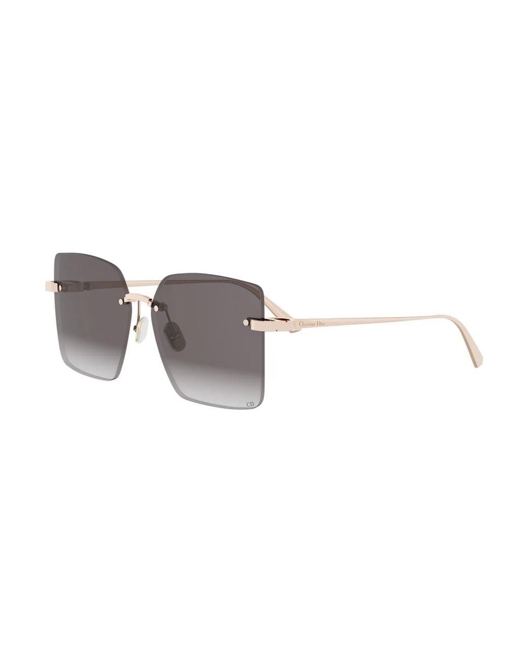 Dior Metallic Rimless Sunglasses