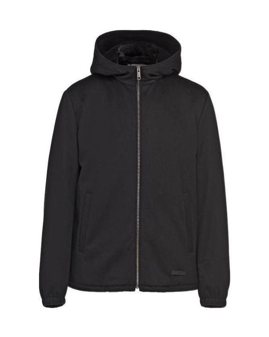 Prada Black Cashmere Blouson Jacket for men