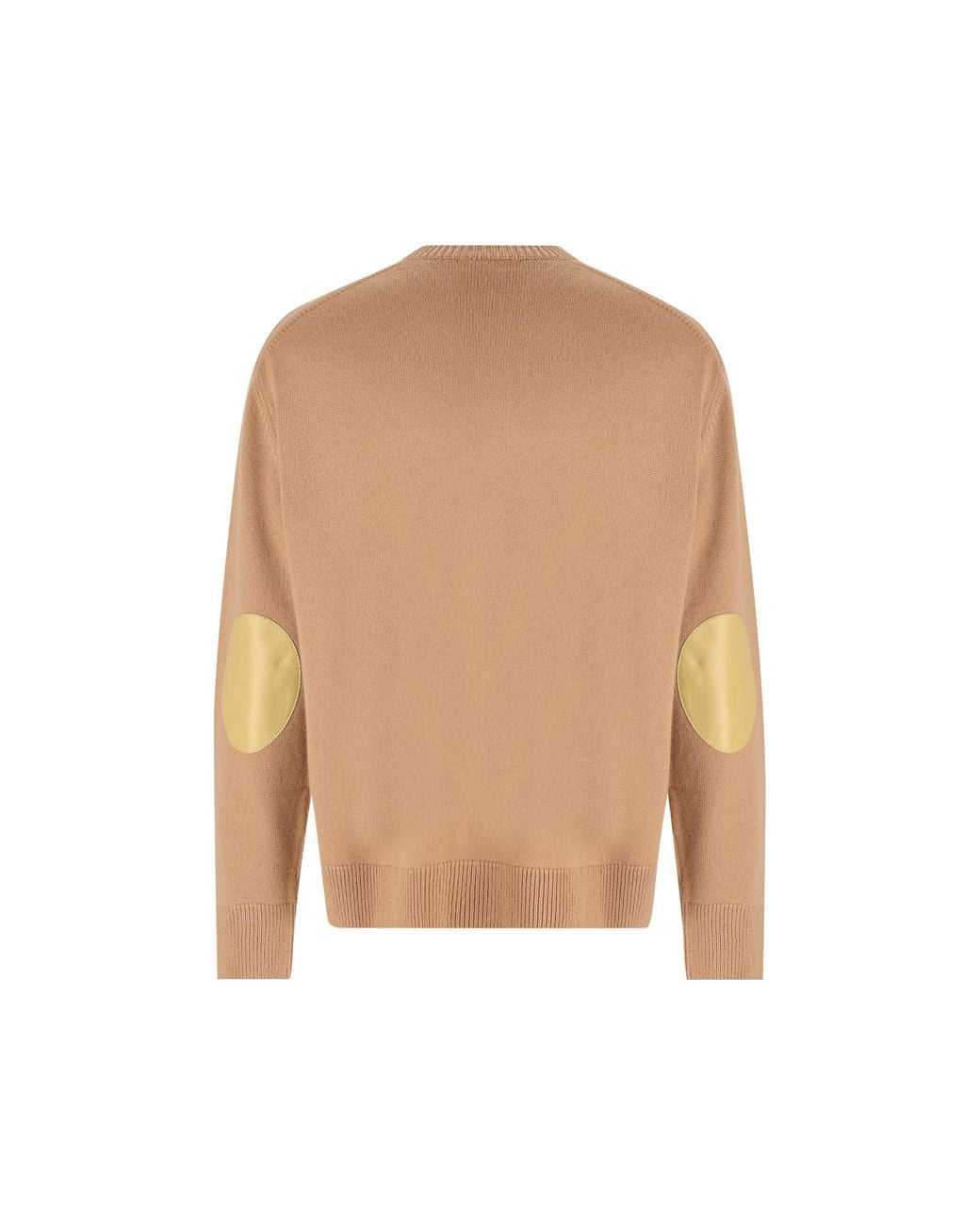 Céline Brown Classic Elbow-Patch Crewneck for men