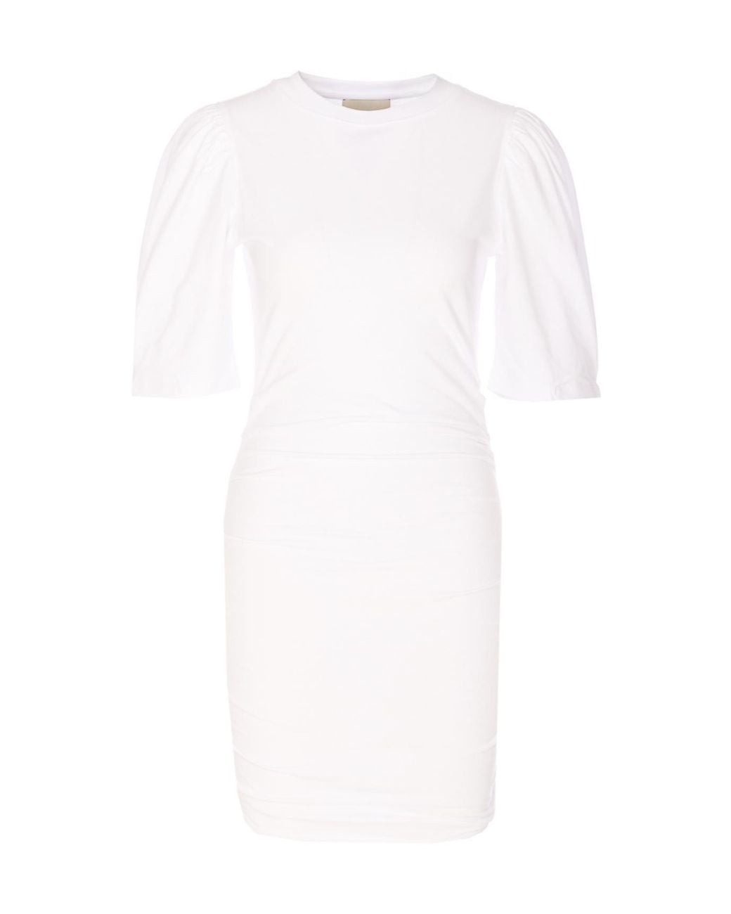 Isabel Marant White Isabel Marant Étoile Mylda Gathered Mini Dress