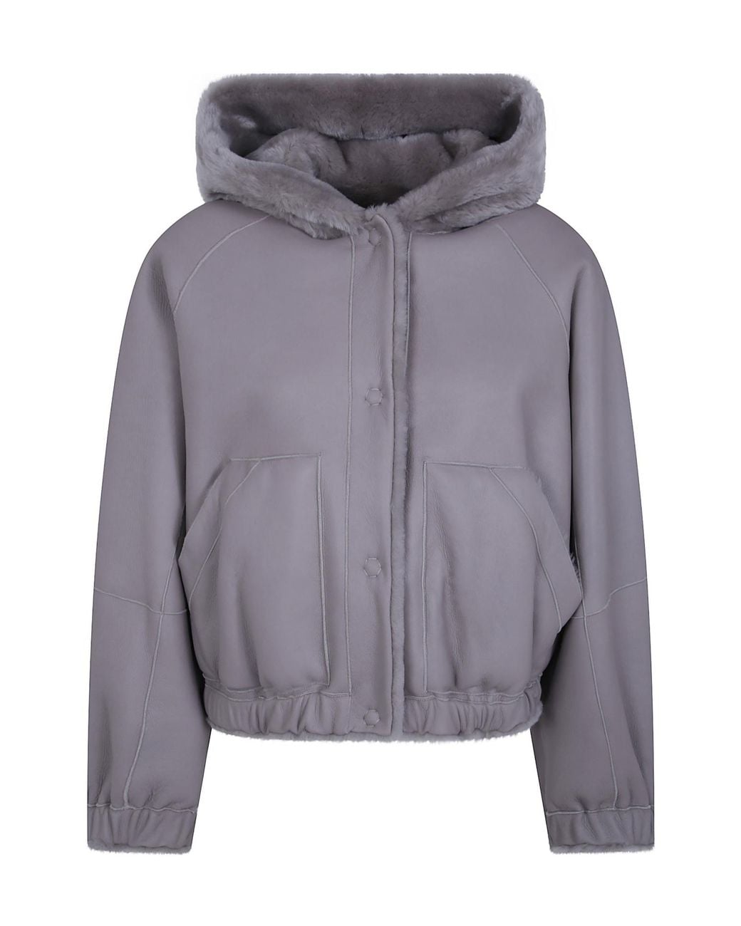 Blancha Gray Long-Sleeve Jacket