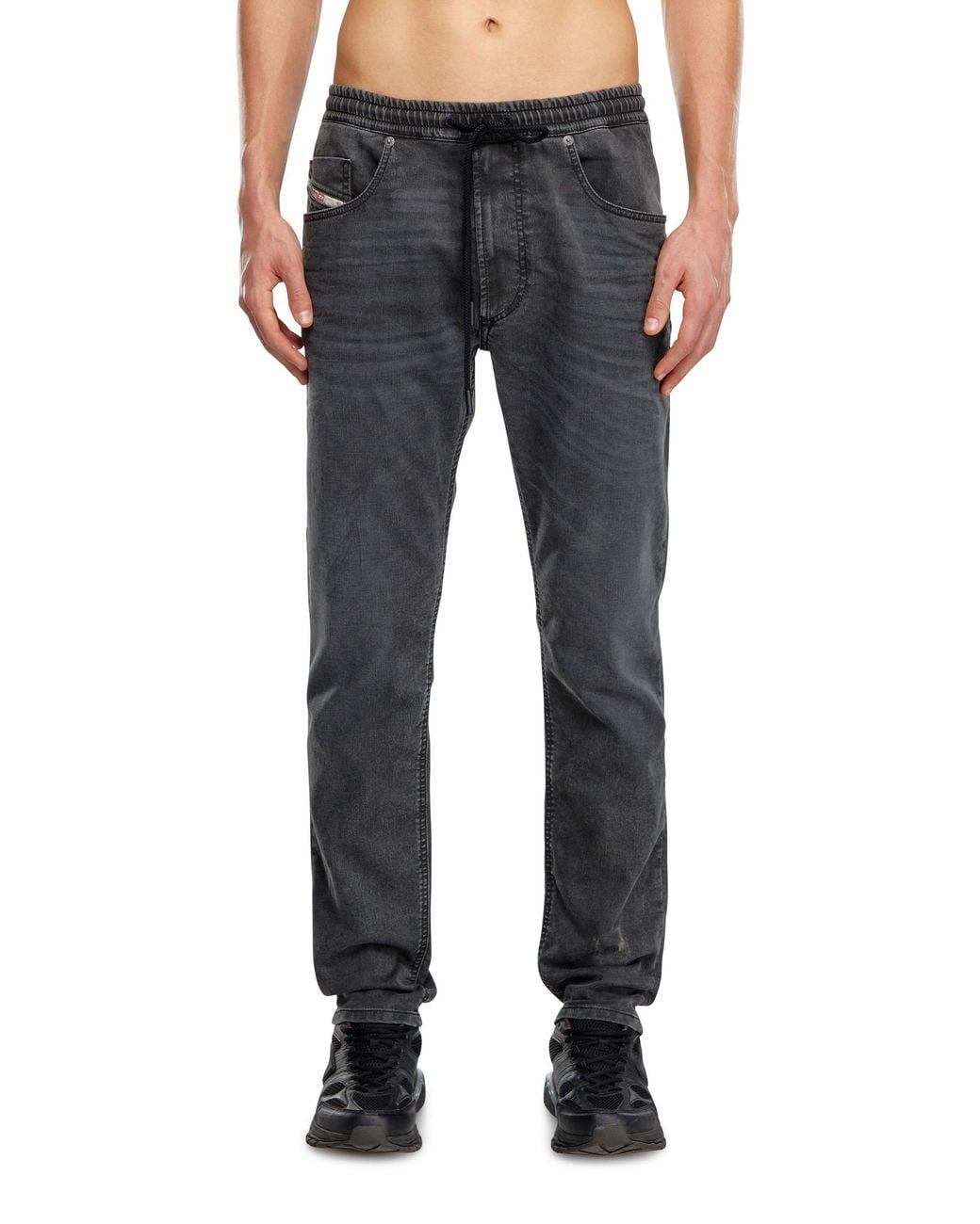 DIESEL Gray 2030 D-Krooley Straight-Leg Jeans for men