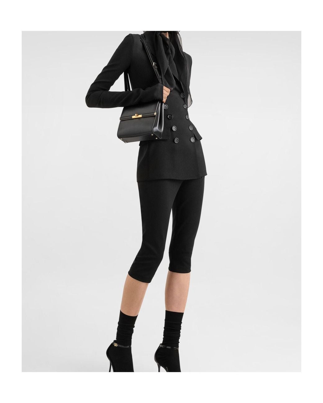 Dolce & Gabbana Black Double-Breasted Jacket