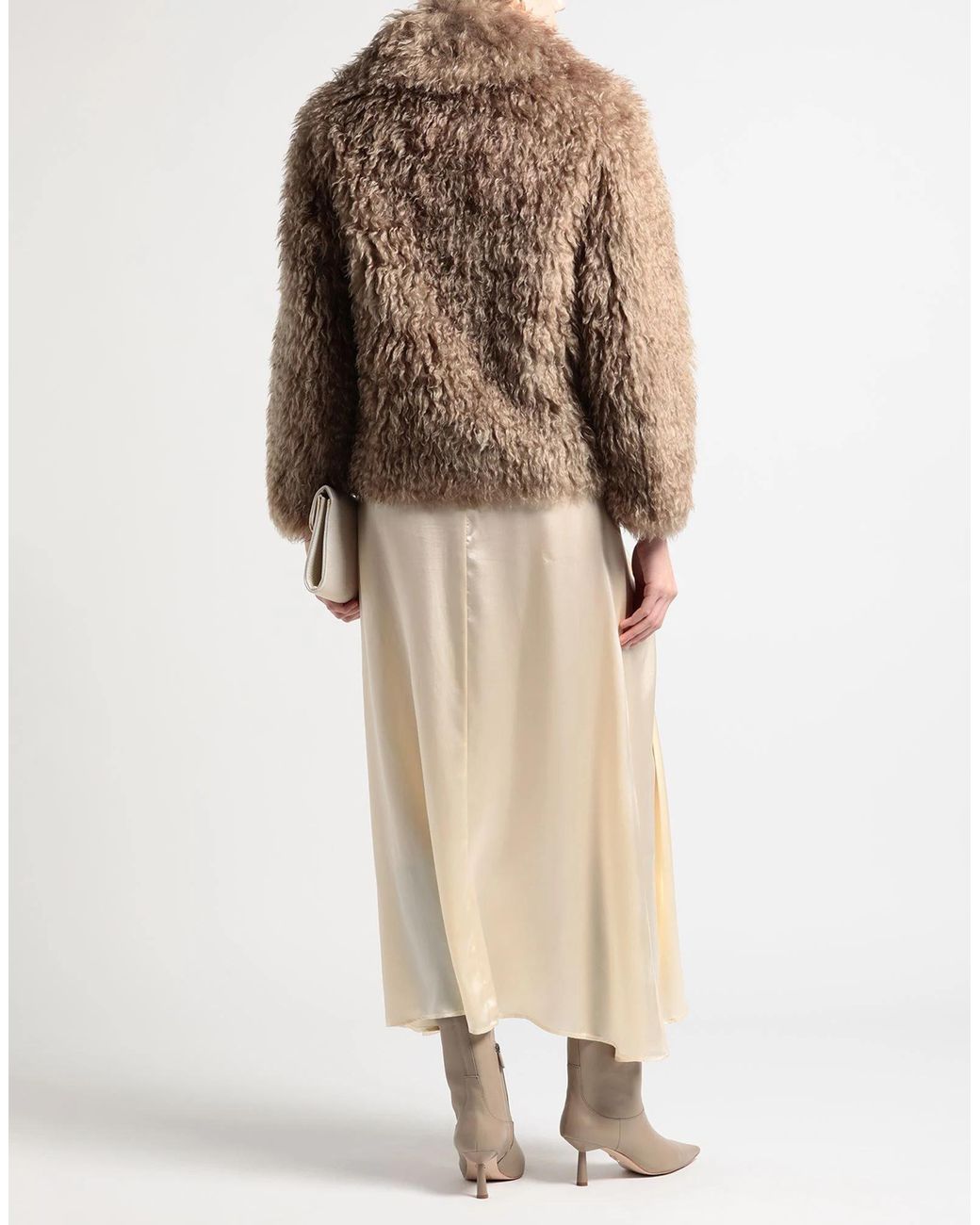 Burberry Brown Shearling Coat
