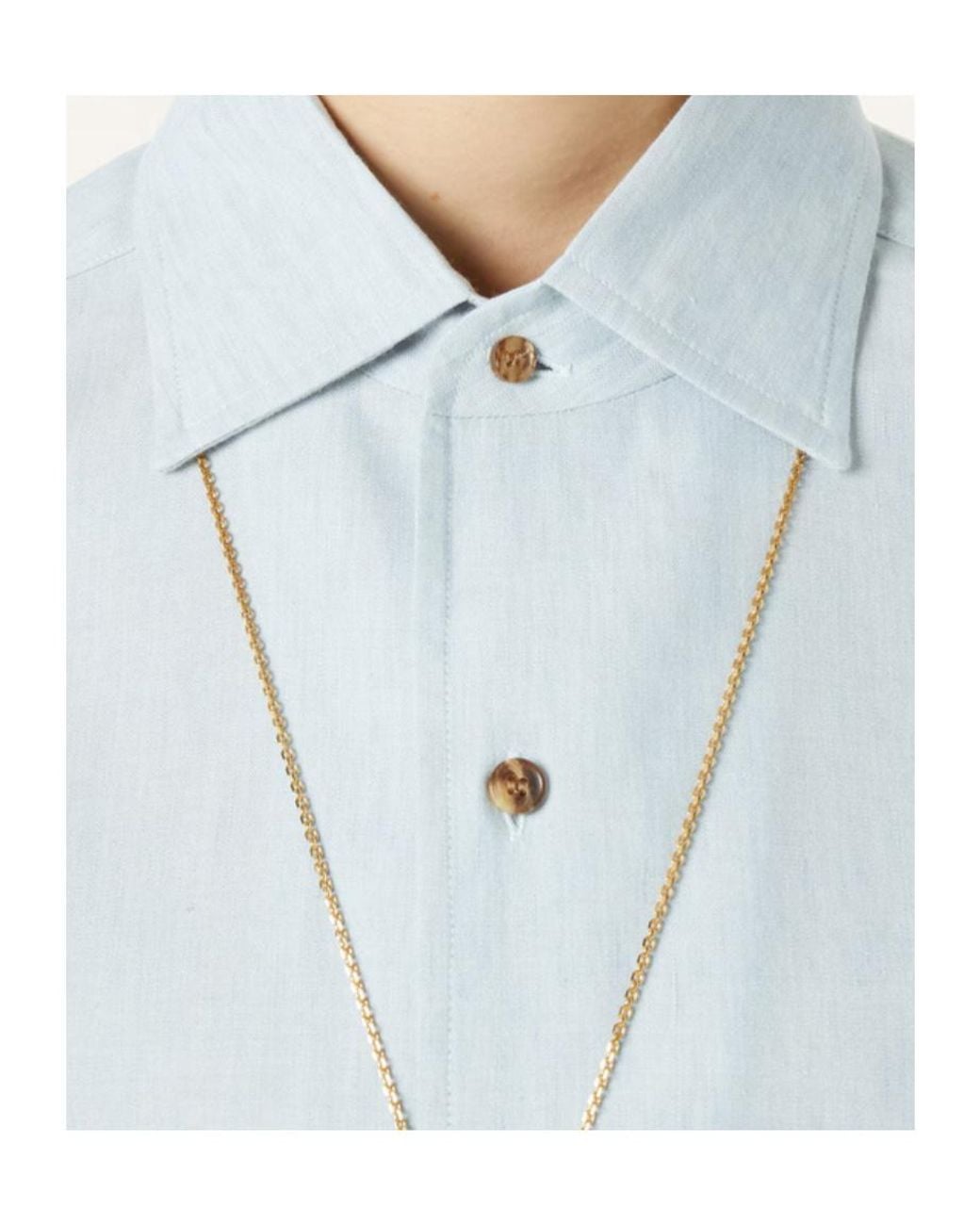 Loro Piana Blue André Shirt