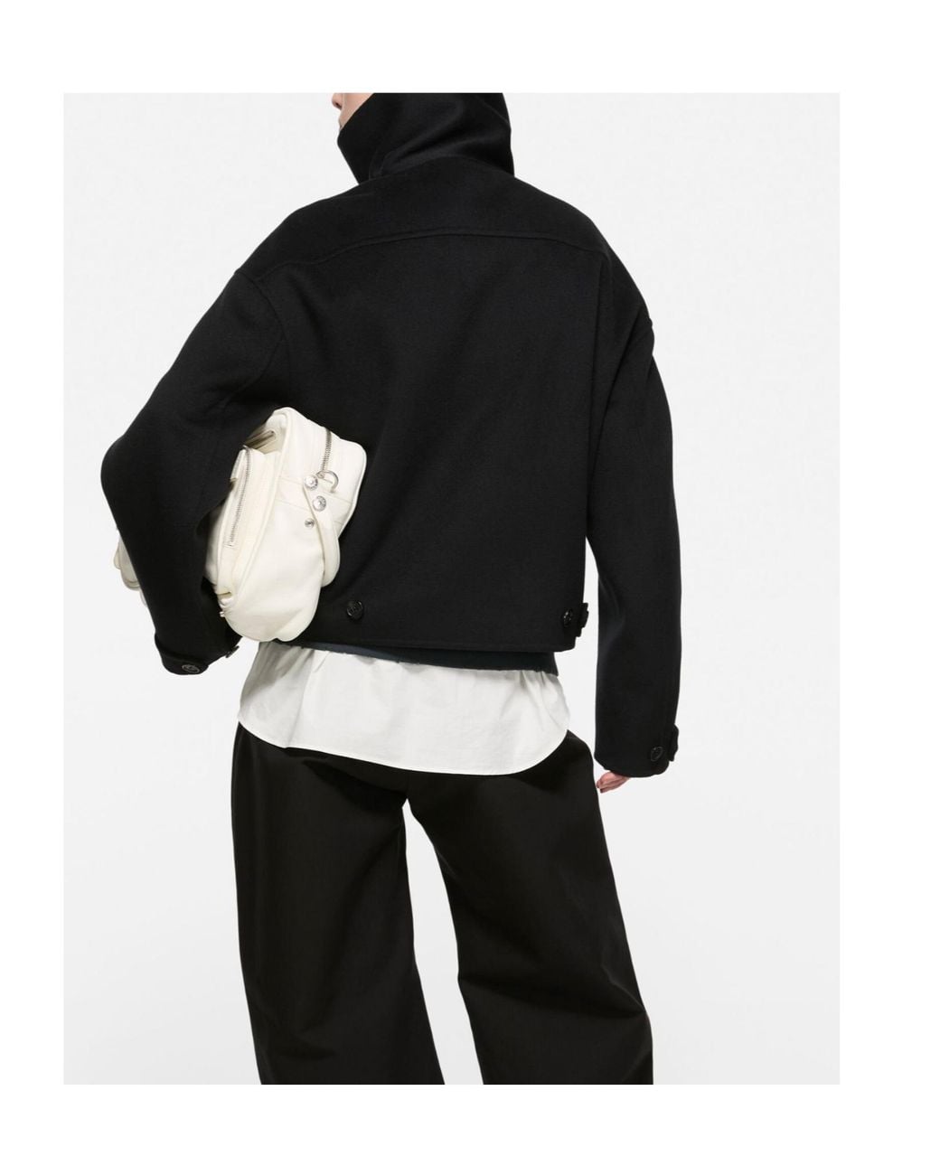 Acne Black Zip-Up Jacket