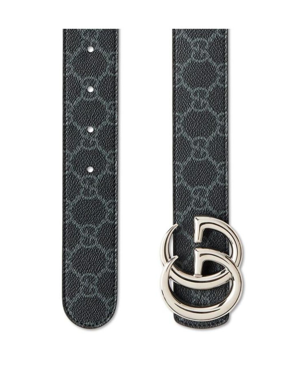 Gucci White Reversible Gg Marmont Belt for men