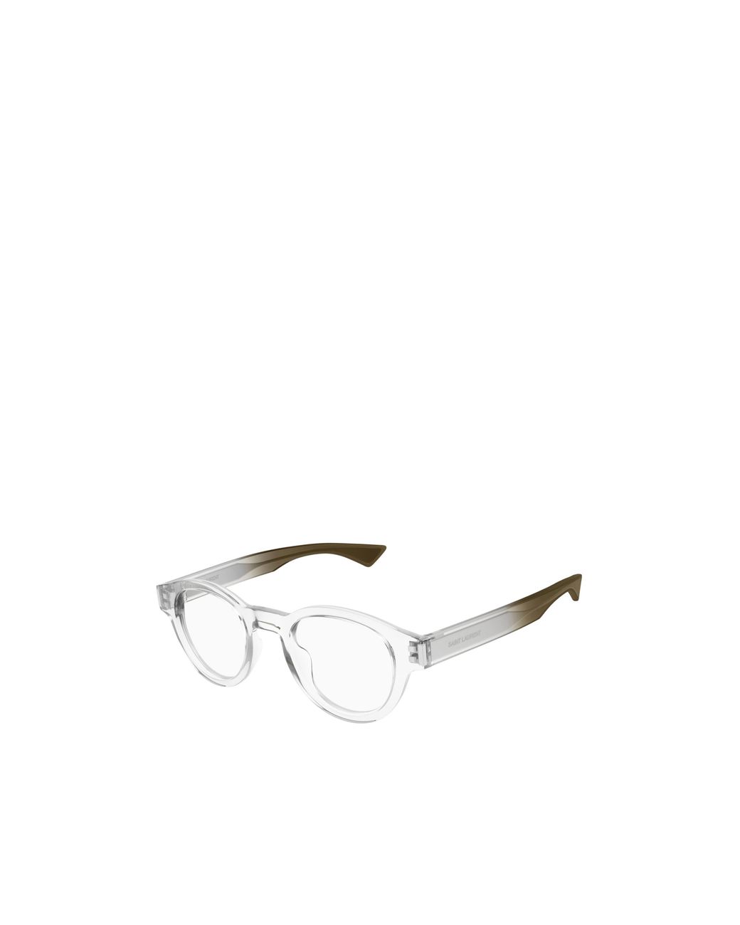 Saint Laurent White Eyewear Sl 792 Round Glasses for men