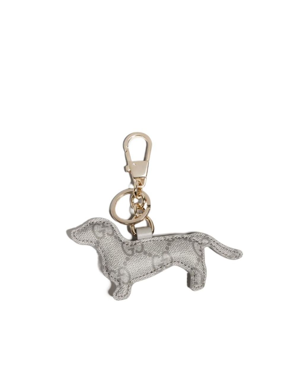 Gucci Metallic Dog-Shaped Bag Charm