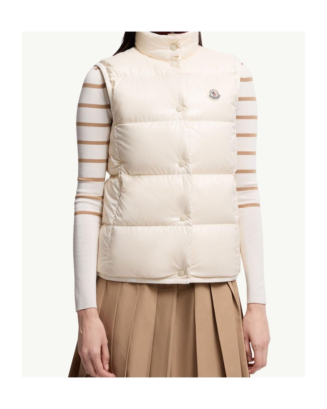 Moncler Natural Badia Down Gilet