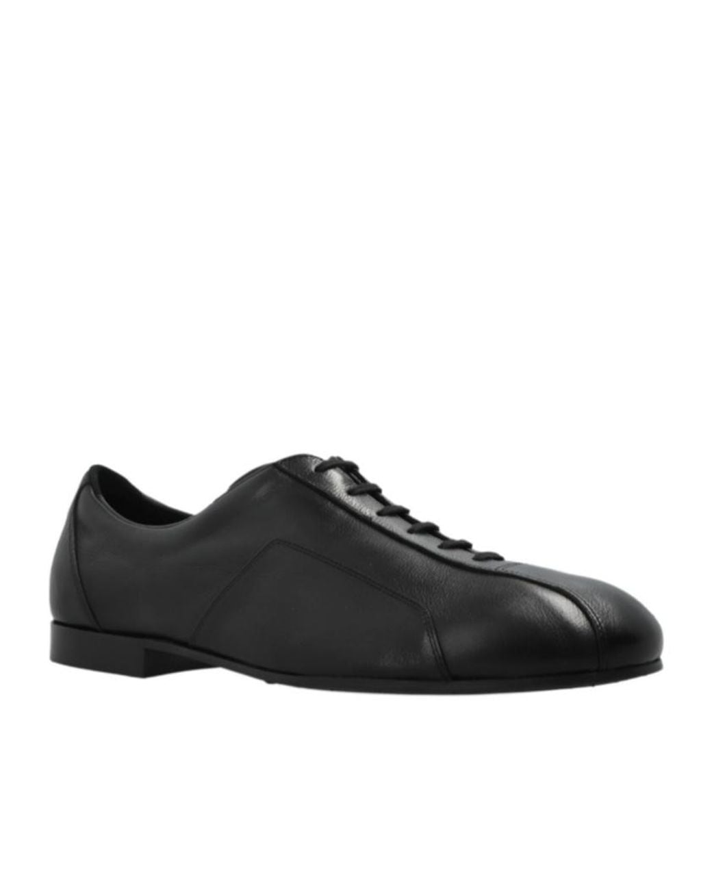 Jil Sander Black Minimal Lace-Up Shoes for men