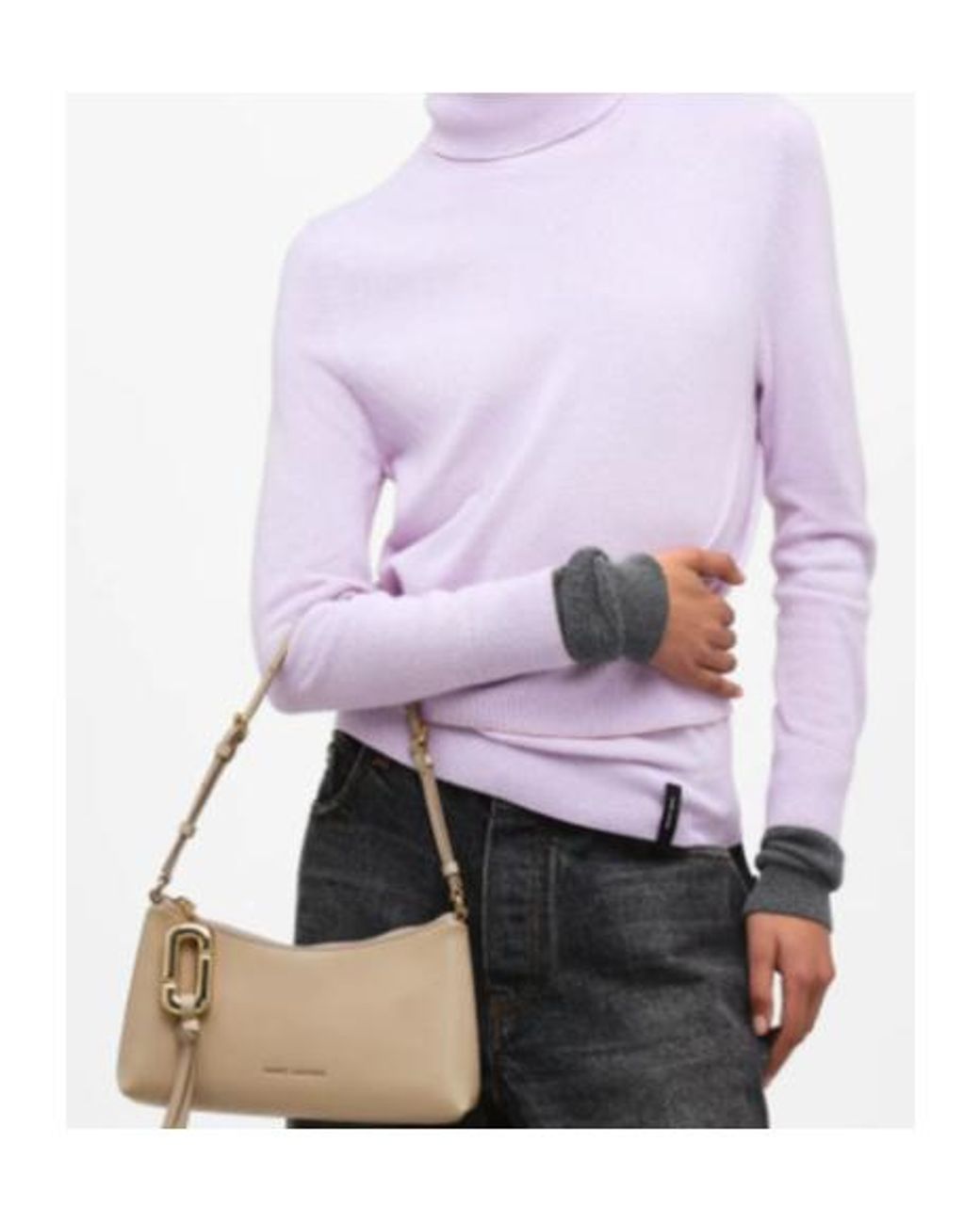 Marc Jacobs Natural Slim Leather Shoulder Bag