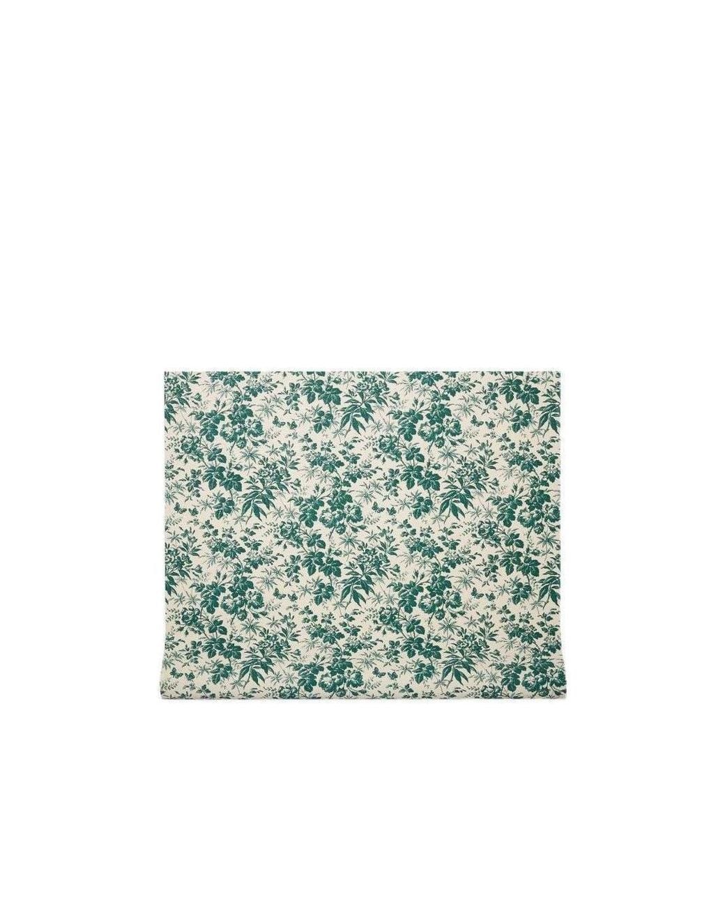 Gucci Green Herbarium Print Wallpaper