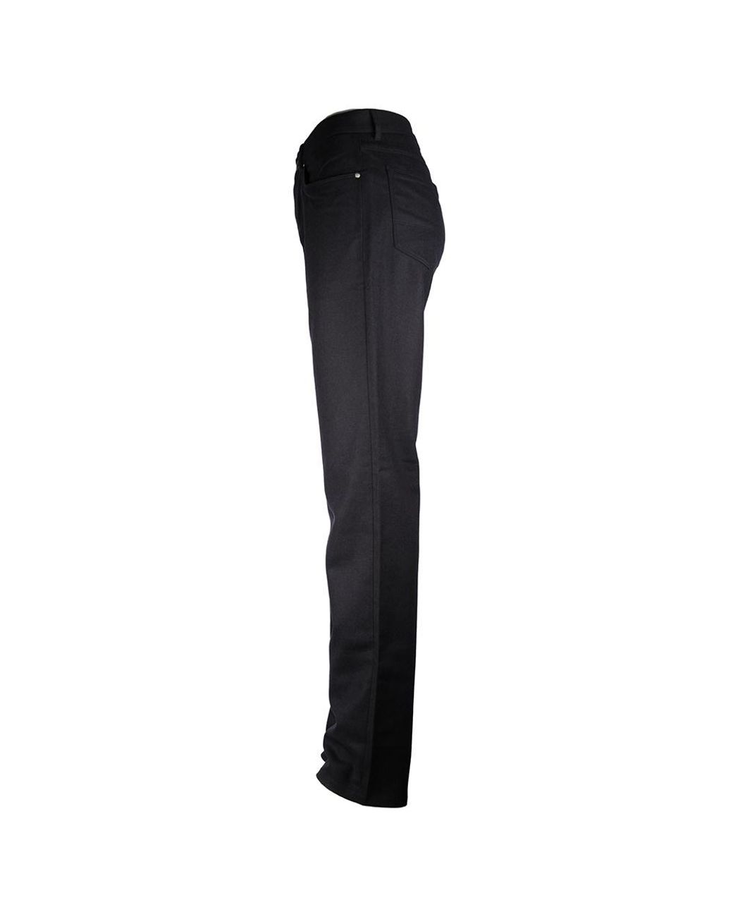 Zegna Black Logo Casual Pants for men