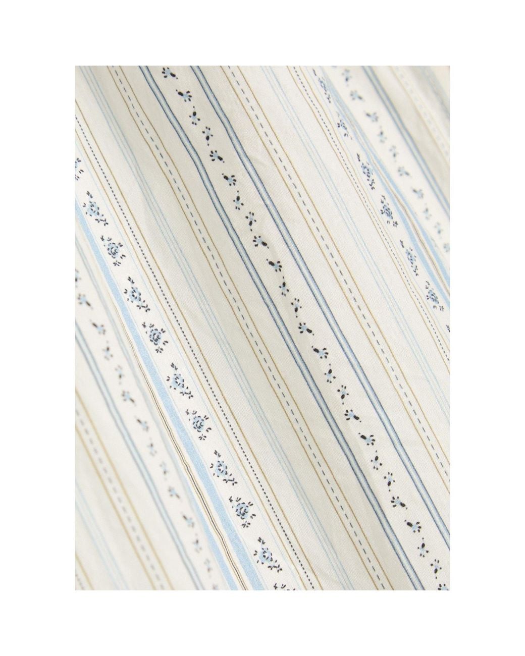 LoveShackFancy White Striped Dress
