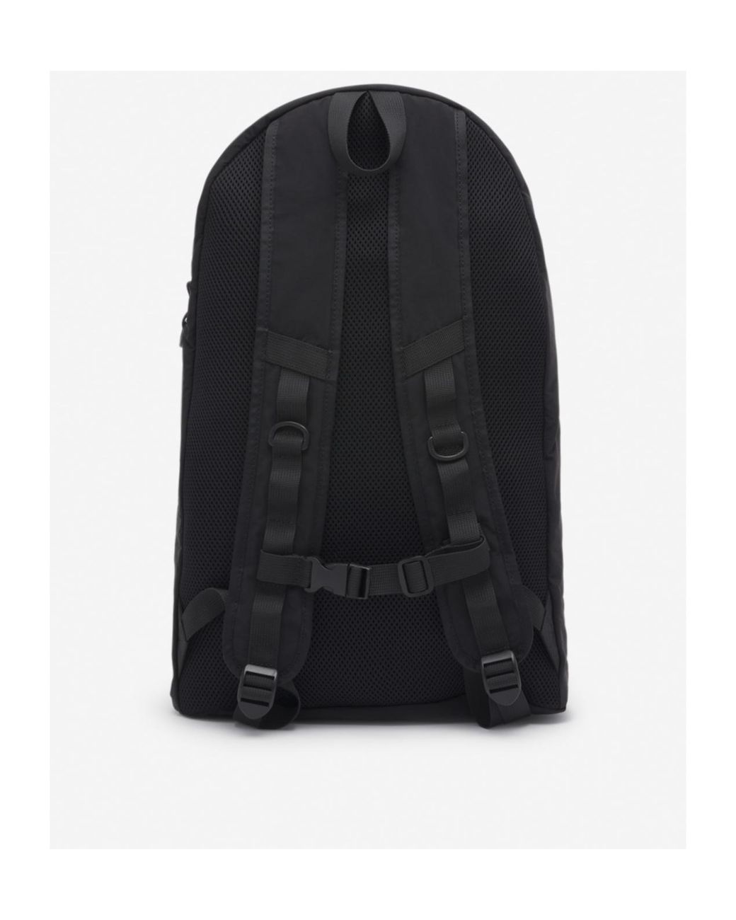 Maison Kitsuné Black Maison Kitsuné Flash Fox Patch Zipped Backpack for men