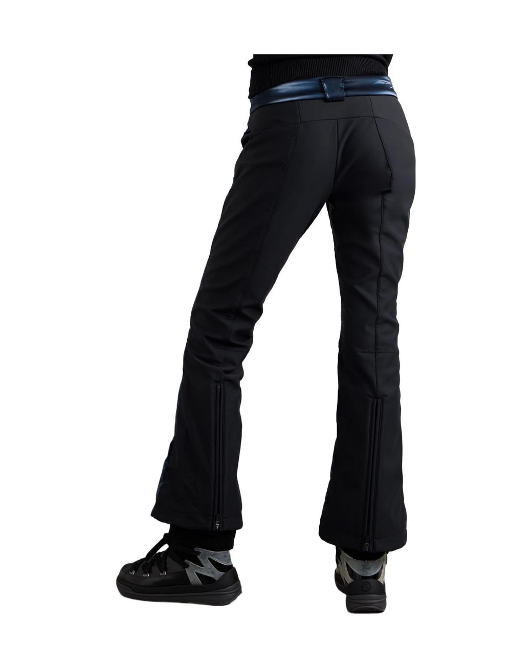 Perfect Moment Blue Quilted Flared Ski Pants