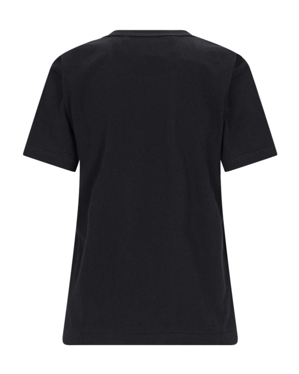 COMME DES GARÇONS PLAY Black Short-Sleeved T-Shirt