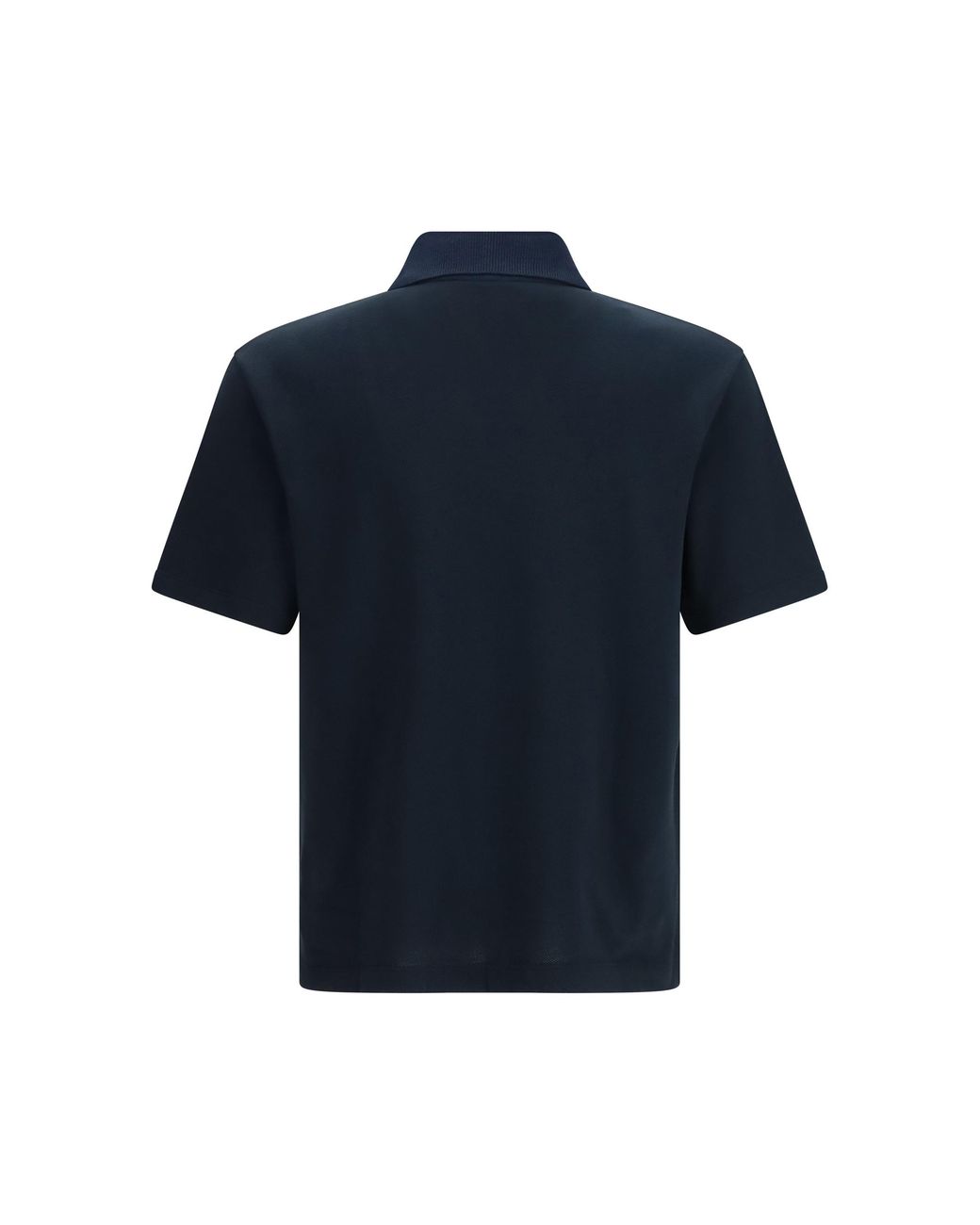 Loewe Blue Embroidered Short-Sleeved Polo Shirt for men