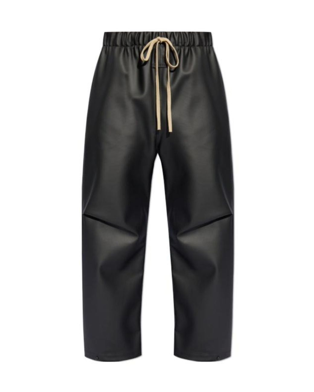 Fear Of God Gray Pleated Wide-Leg Drawstring Trousers for men