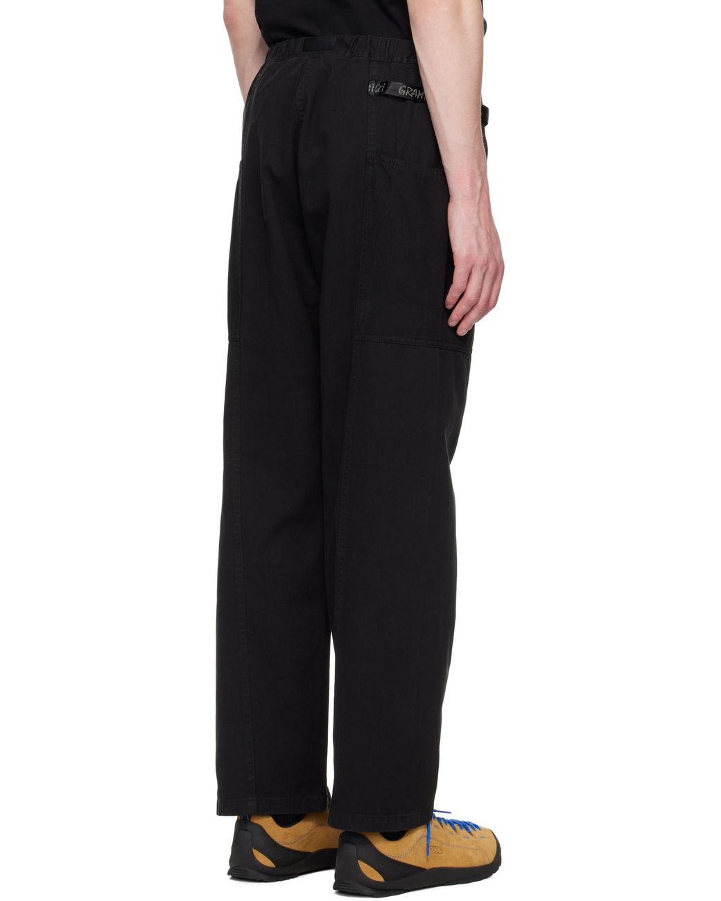 Gramicci Black Gadget Comfort-Fit Pants for men