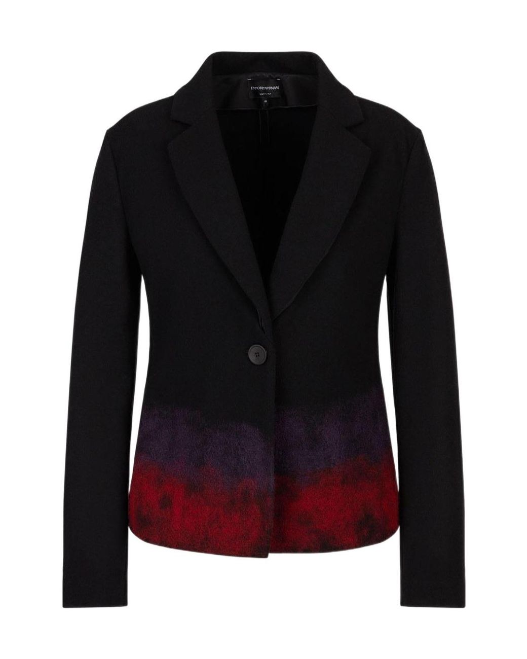 Emporio Armani Black Single-Breasted Suit Jacket