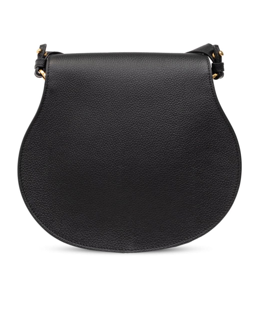 Chloé Black Chloé Marcie Saddle Crossbody Bag