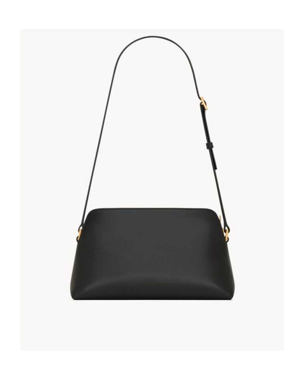 Saint Laurent Black Paris Zip-Up Mini Shoulder Bag