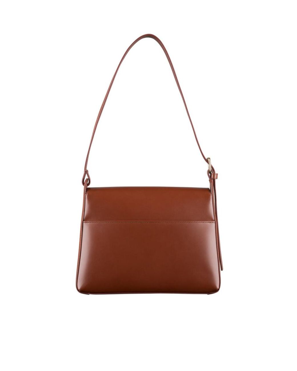 A.P.C. Brown Virginie Logo Printed Shoulder Bag