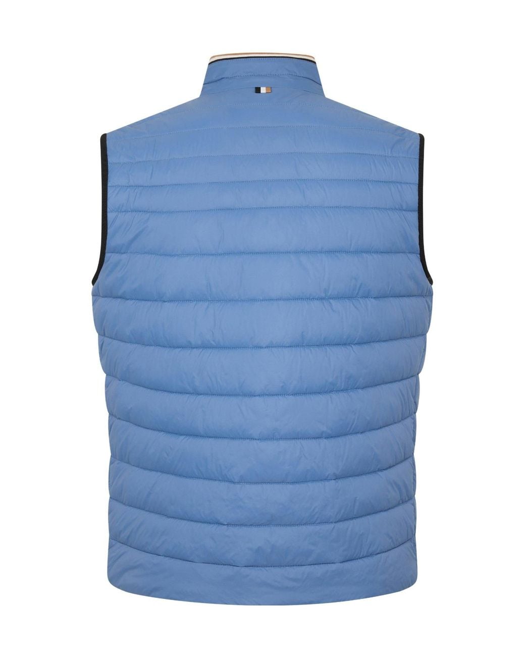 Boss Blue Minimalist Sleeveless Jacket for men