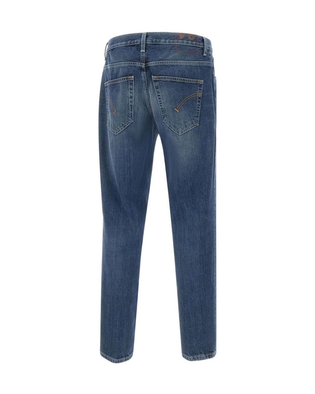 Dondup Blue Brighton Carrot-Fit Jeans for men
