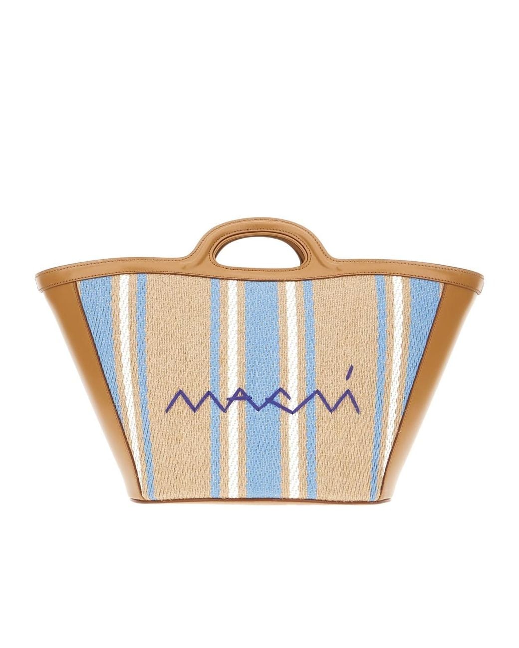 Marni White Tropicalia Small Handbag