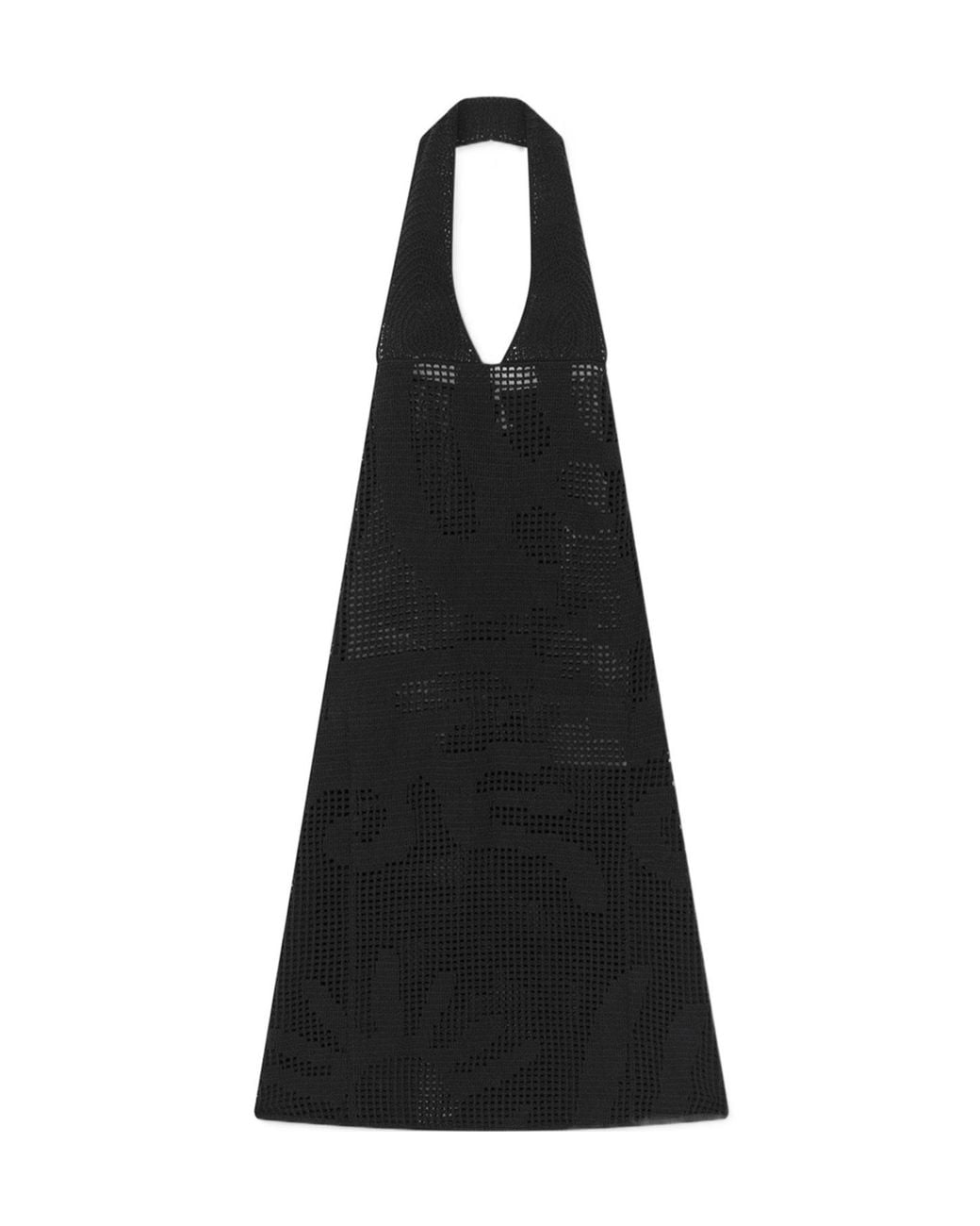 Nanushka Black Fotini Midi Dress